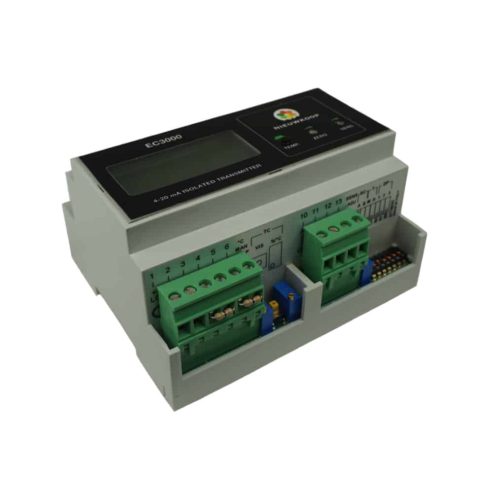 Nieuwkoop EC3000 DIN 导轨电导率变送器 (4-20mA)