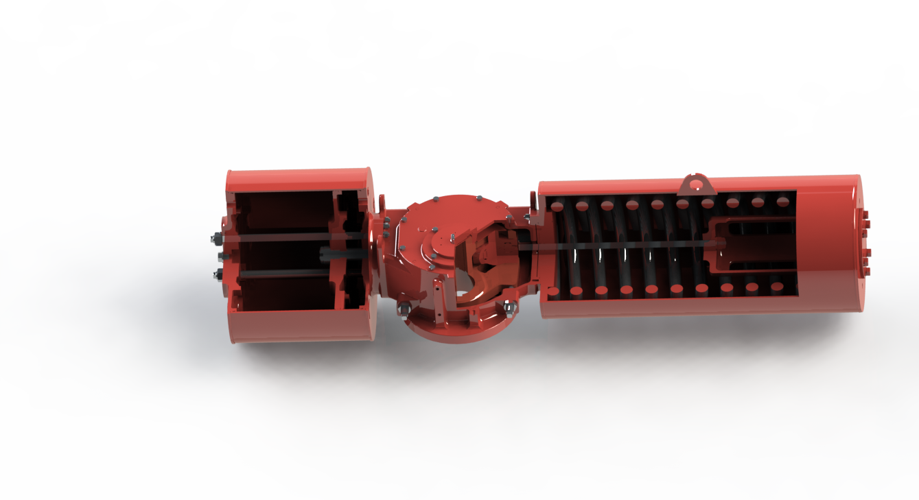 JFlow Controls JFS Series 苏格兰轭式气动执行器