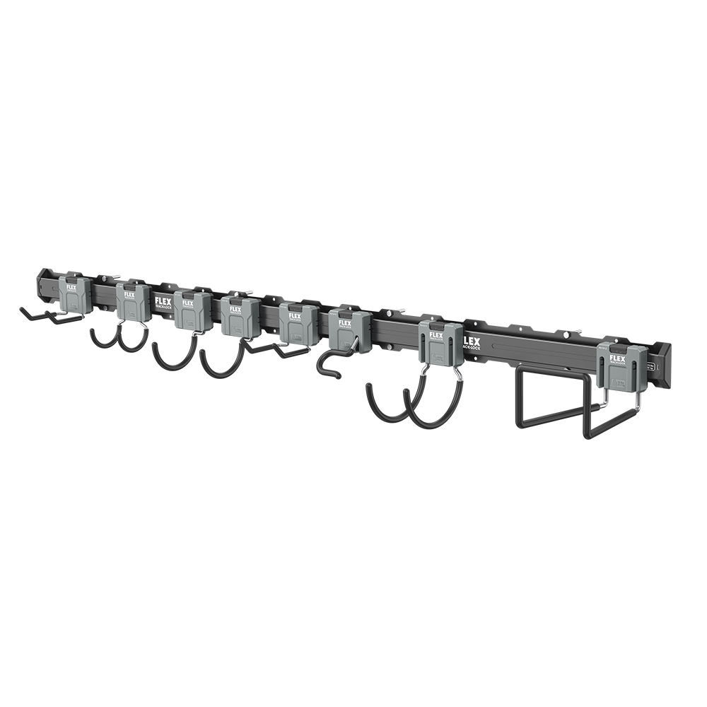 Flex Tools TRACK-LOCK 10 件套通用墙面收纳套装 FSM1502-10