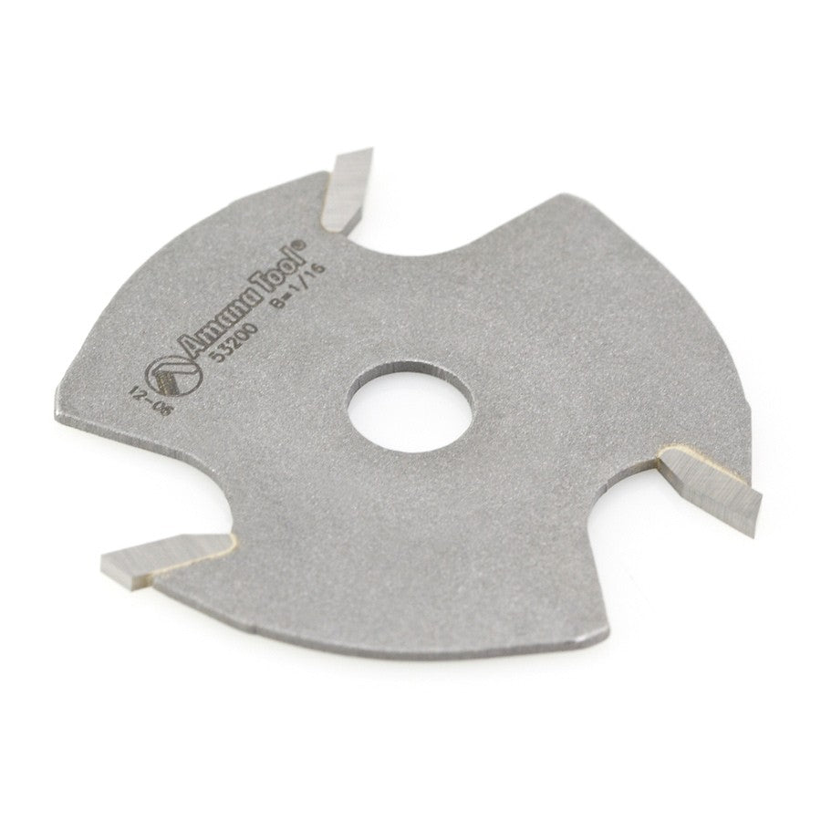 Amana Tool 53200 三刃开槽铣刀 1/16 切宽