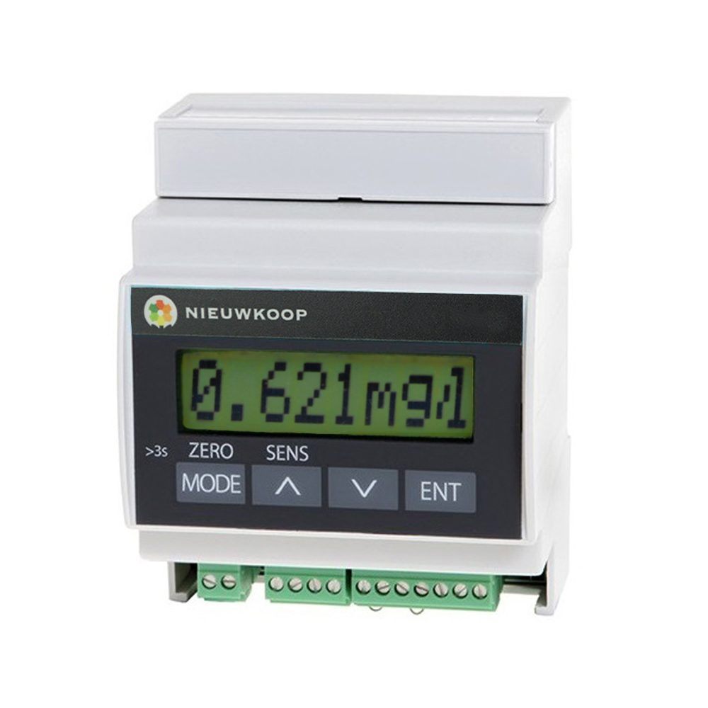 Nieuwkoop CL3001 Cl2, ClO2, O3 变送器 4-20 mA – RS485 – Modbus