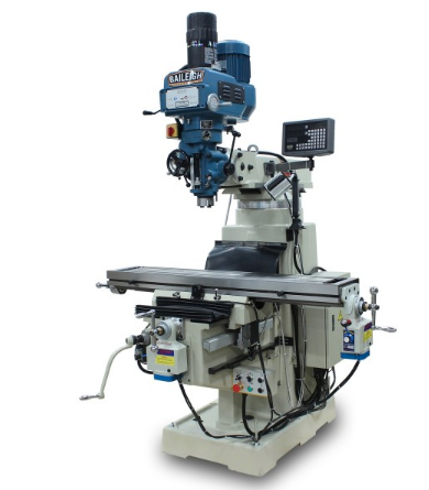 Baileigh VM-1054E-VS 10" x 54" 变速立式铣床 NT40 主轴