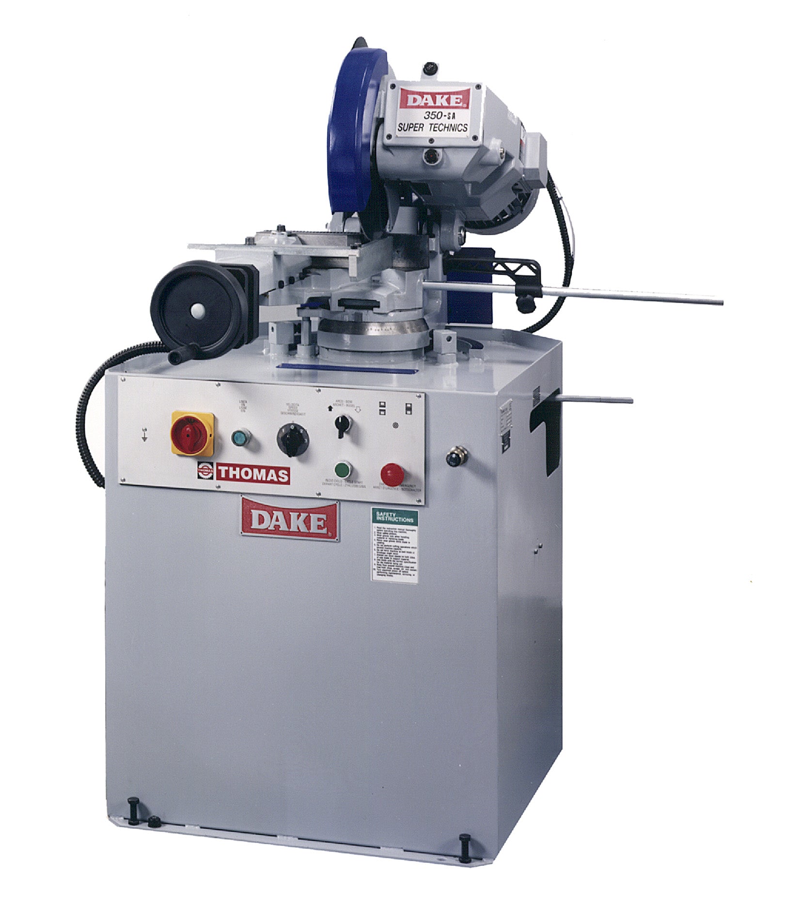 Dake Machinery Technics 350 SA 14" 半自动冷锯 (型号 DA974355)