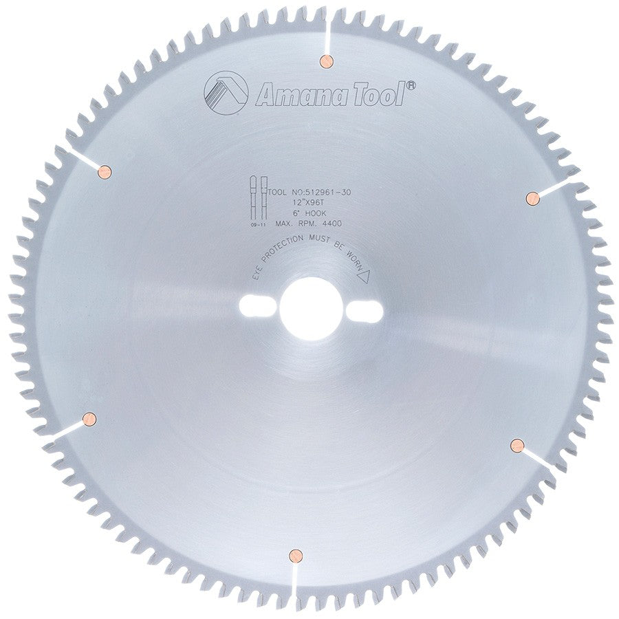 Amana Tool 512961-30 12英寸96齿非铁金属TCG锯片 30mm孔径