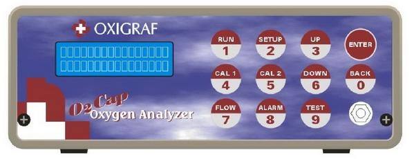 Oxigraf Item # 07-7037 Model O2Cap(AL)-S 高海拔氧气与二氧化碳分析仪