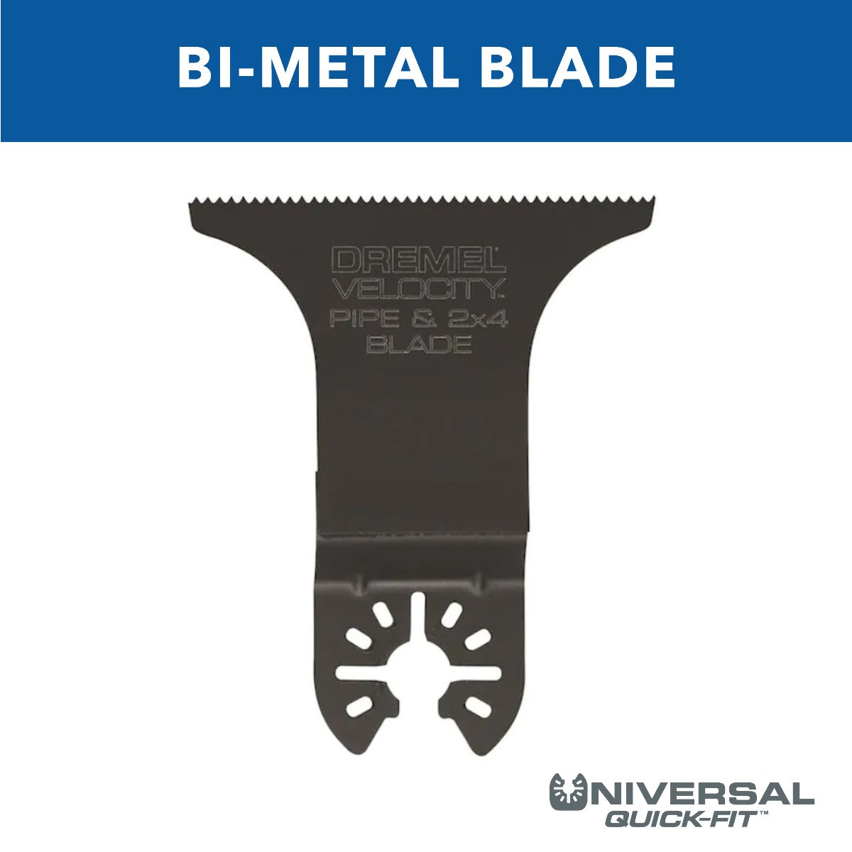 Dremel MM494 2-3/4 英寸通用快装双金属振荡工具锯片