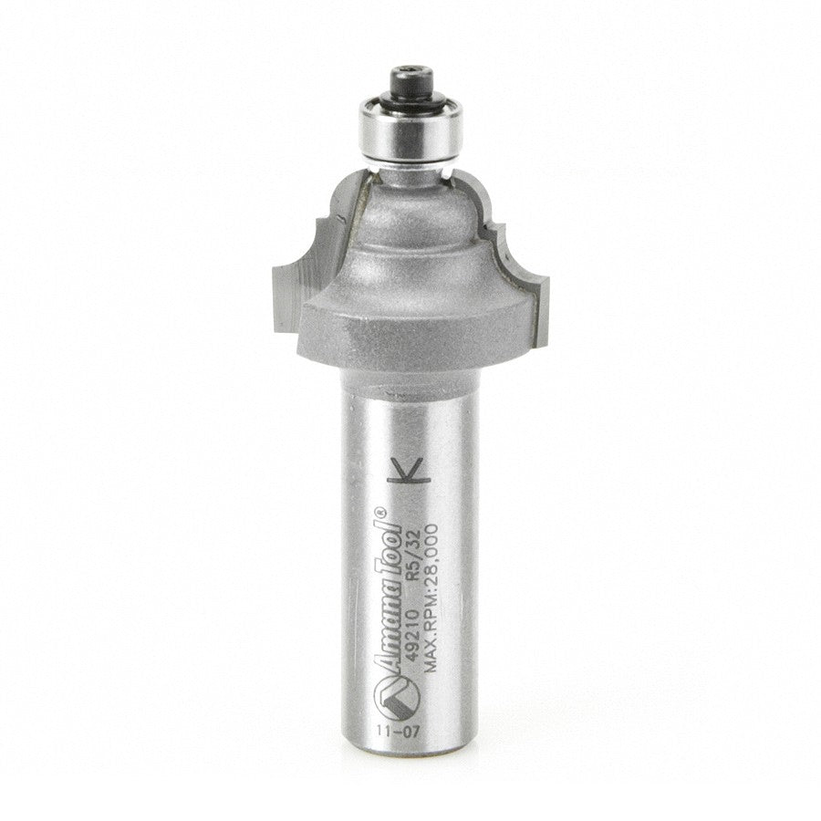 Amana Tool 49210 双罗马 Ogee 铣刀 5/32 半径 1/2 英寸柄
