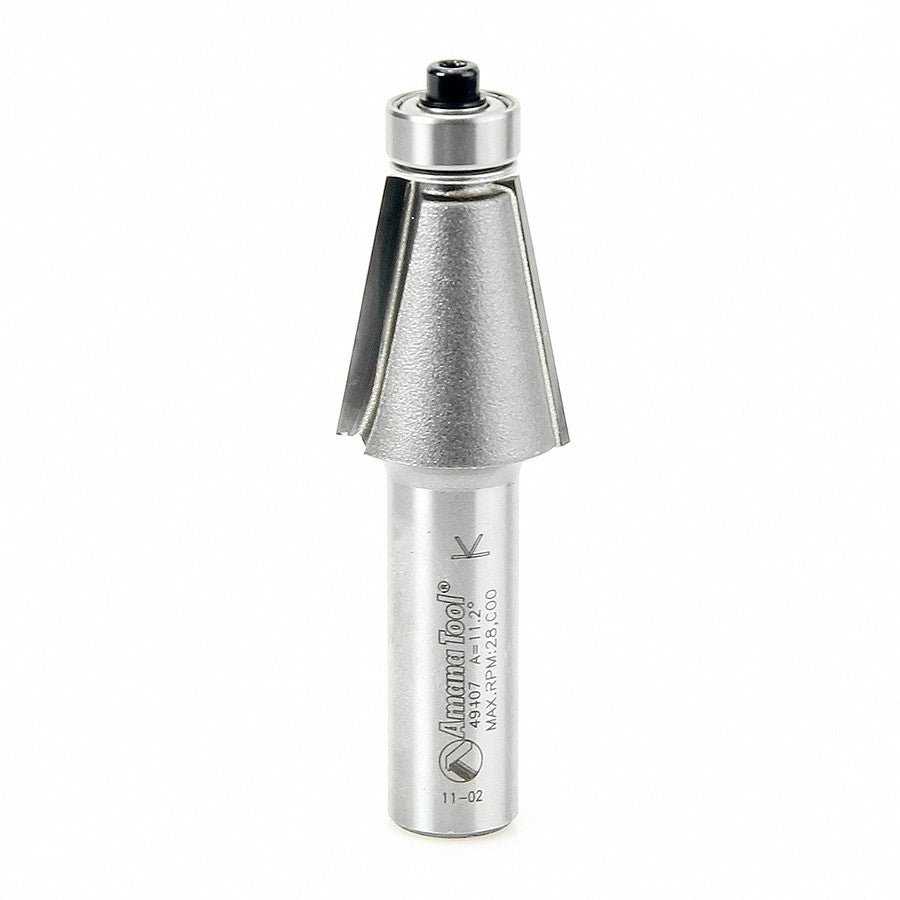 Amana Tool 49407 11-1/4度倒角铣刀 1/2英寸柄
