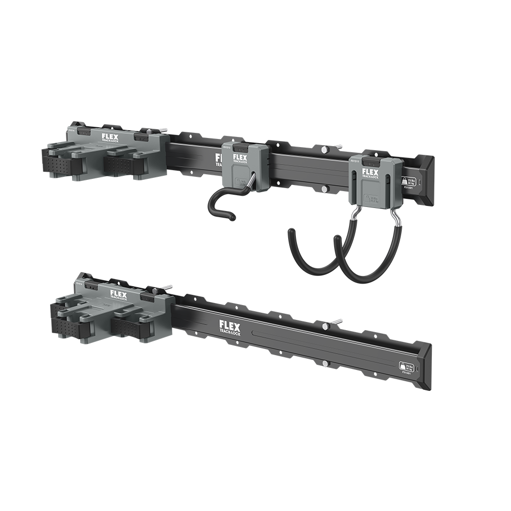 Flex Tools TRACK-LOCK 6 件套园林工具墙面收纳套装 FSM1503-6