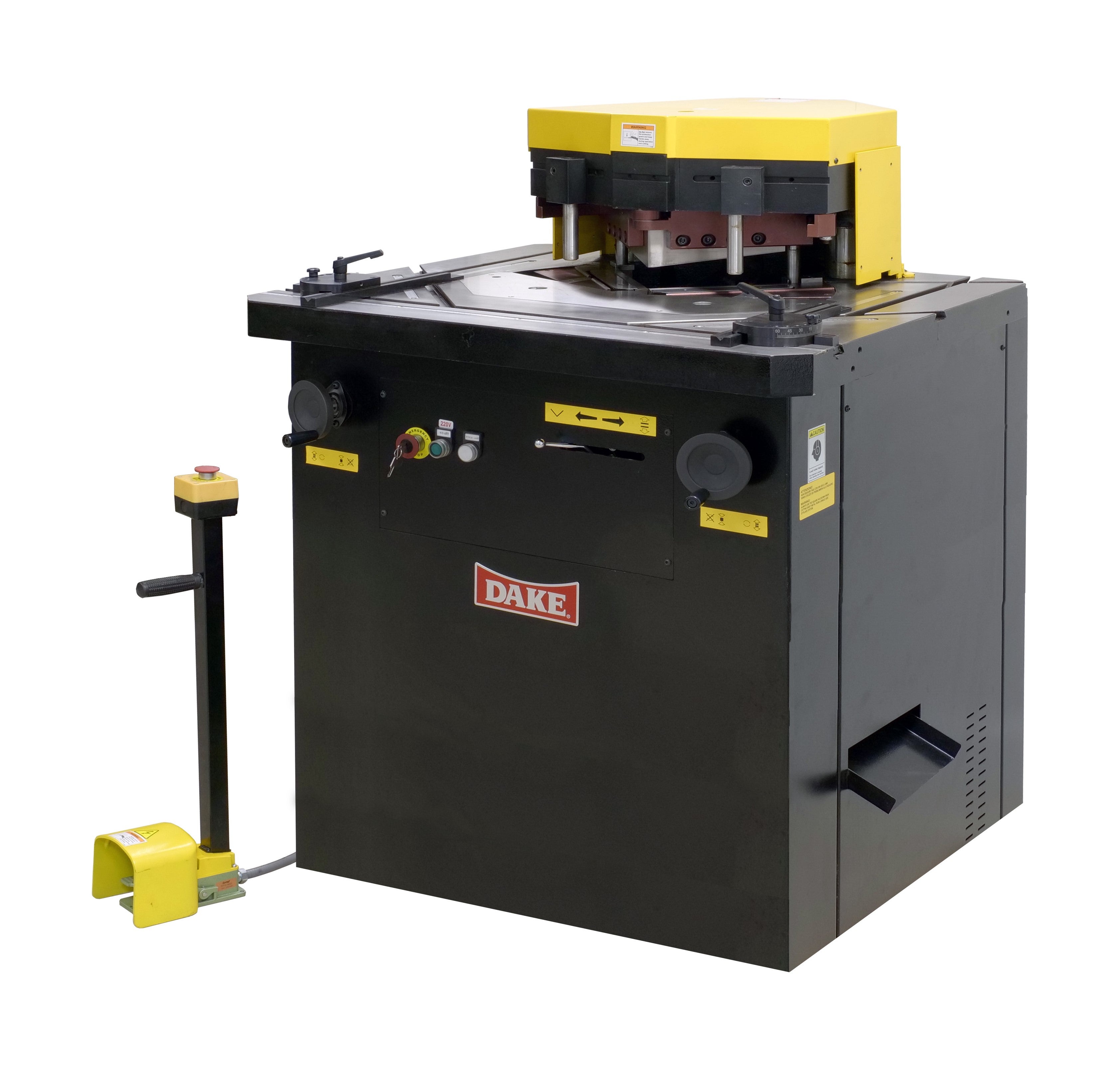 Dake Machinery HN-6220V 24 吨可变角度液压钣金切口机 (型号 DA960401)