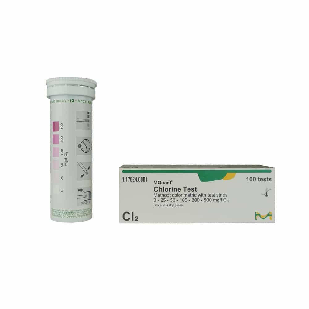 Nieuwkoop CB2025 氯气测试条 (Cl₂) 0-500 mg/l