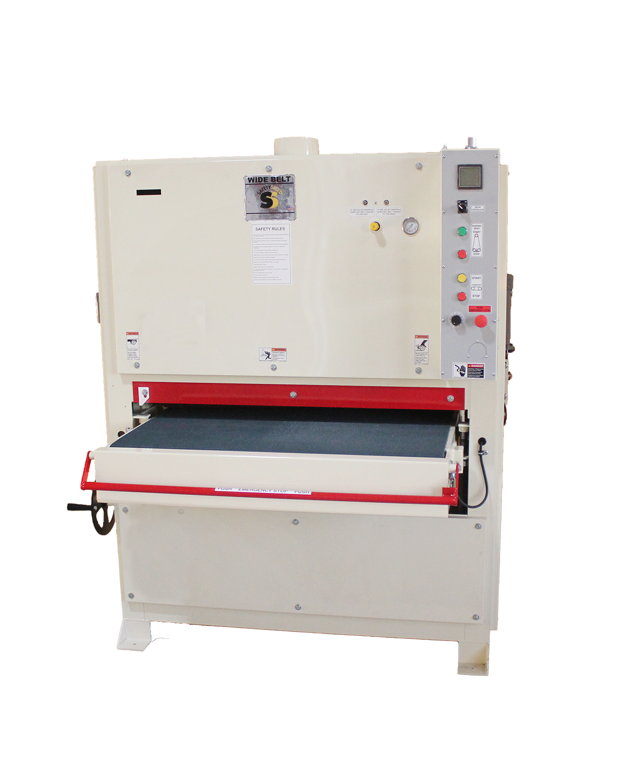 Safety Speed Cut SCWBS4375101 43 英寸宽带砂光机 10HP 单相