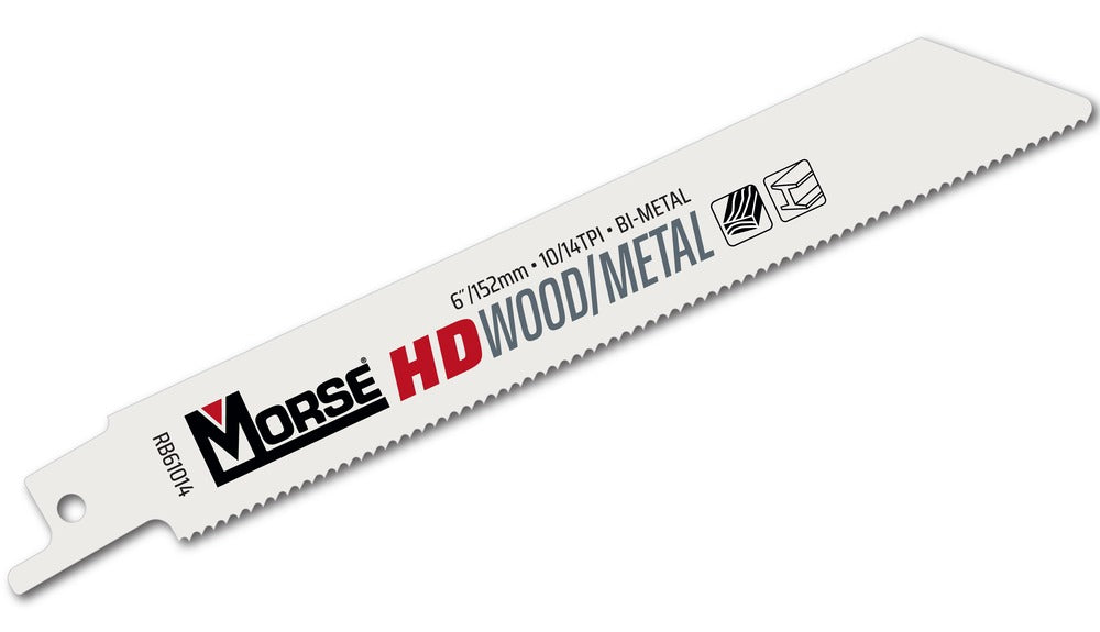 MK Morse MM402002 6 英寸 10/14 TPI 双金属往复锯锯条 (5 支装)