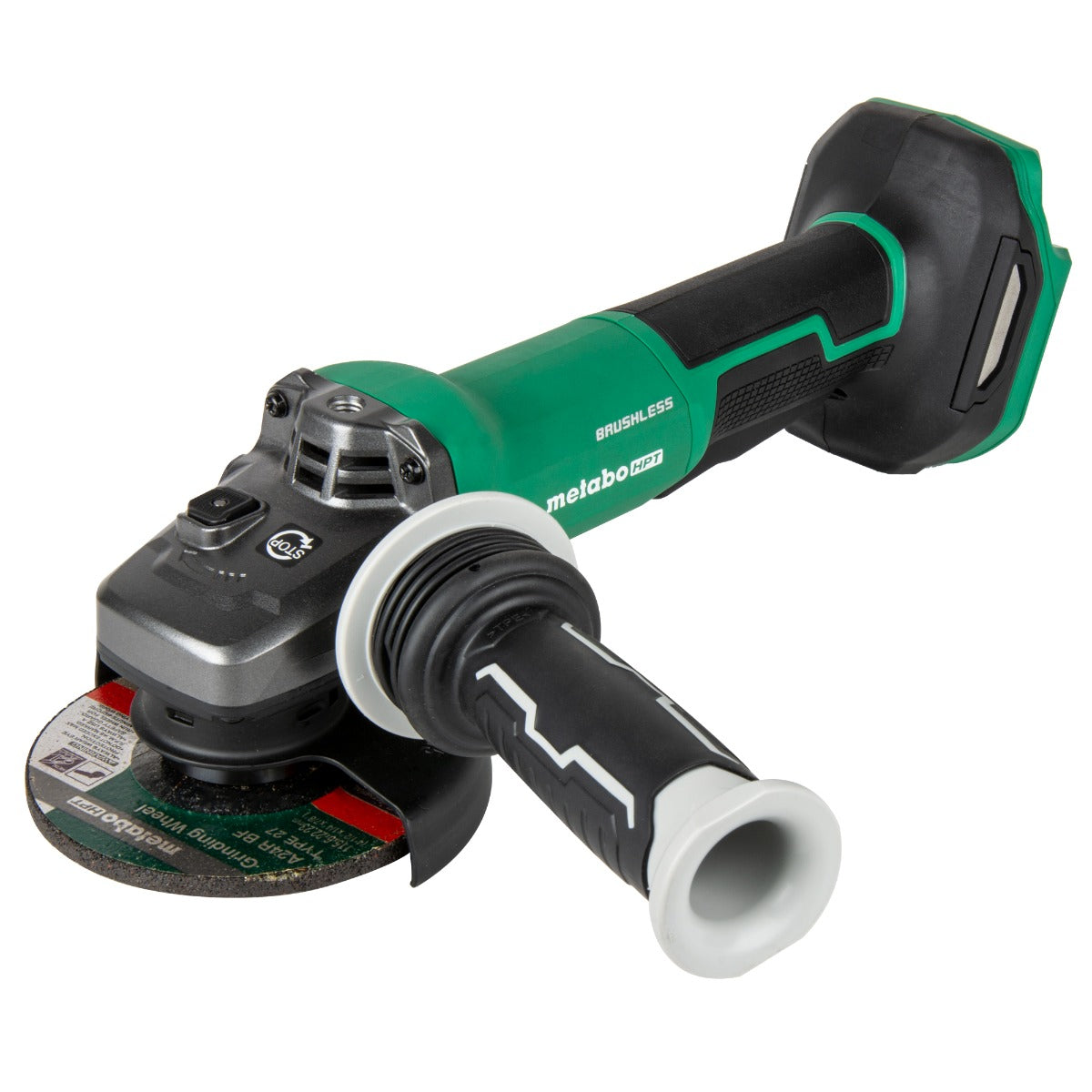 Metabo G1812DFQ4M 18V MultiVolt 4.5 英寸拨动开关角磨机(裸机)