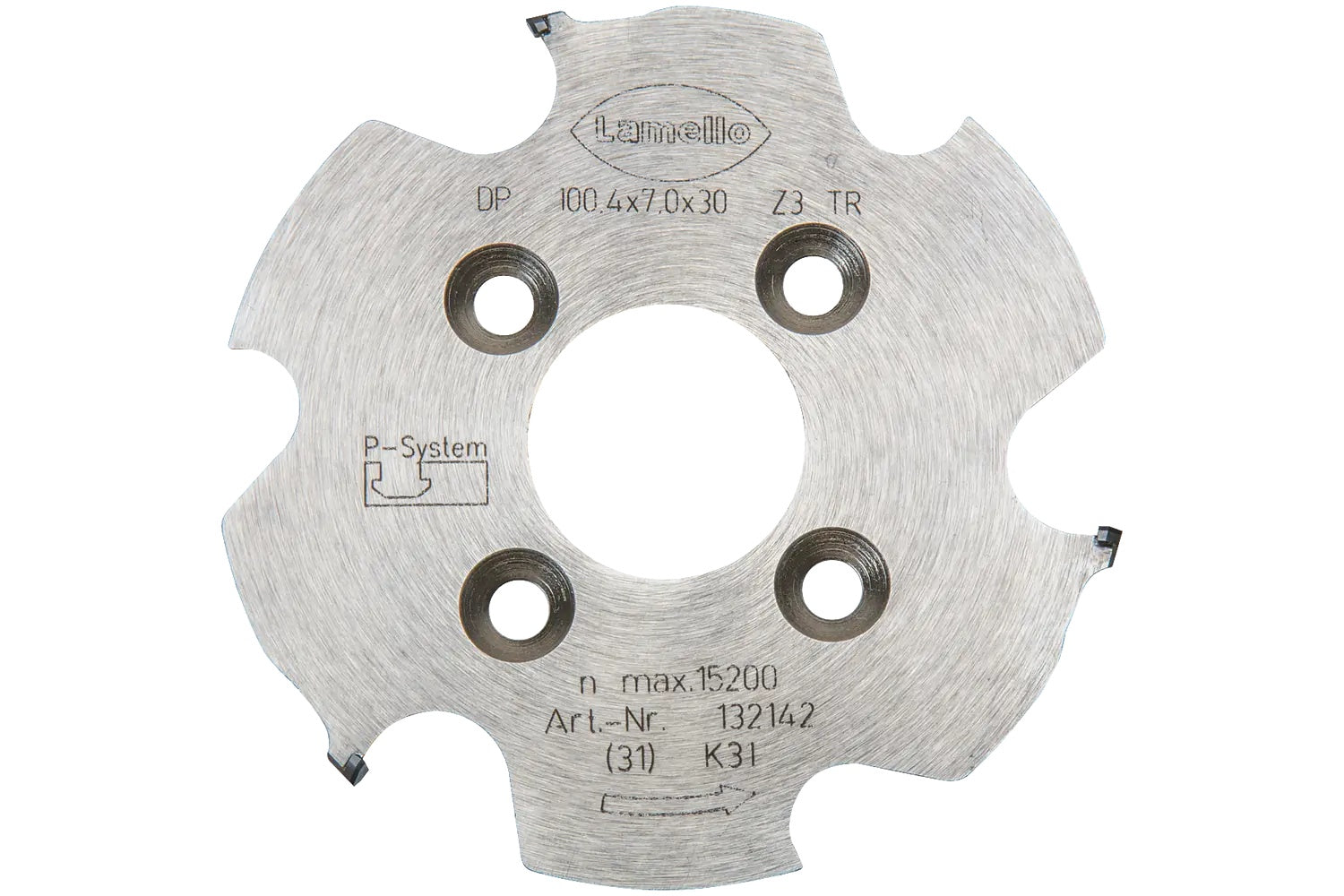 Lamello LM132142 P-System 金刚石开槽锯片 (100.4 x 7 x 30mm)