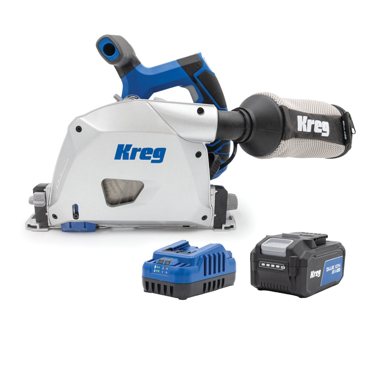 Kreg KPTBPS100A 20V Ionic Drive 6-1/2"  plunge-cut 轨道锯套件