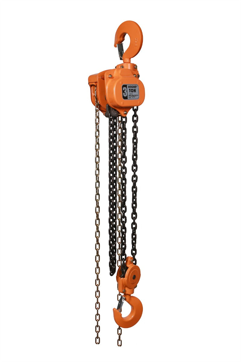 MAGNA Lifting Products CH30015SF 3 吨单链手拉葫芦（15 英尺起升高度）
