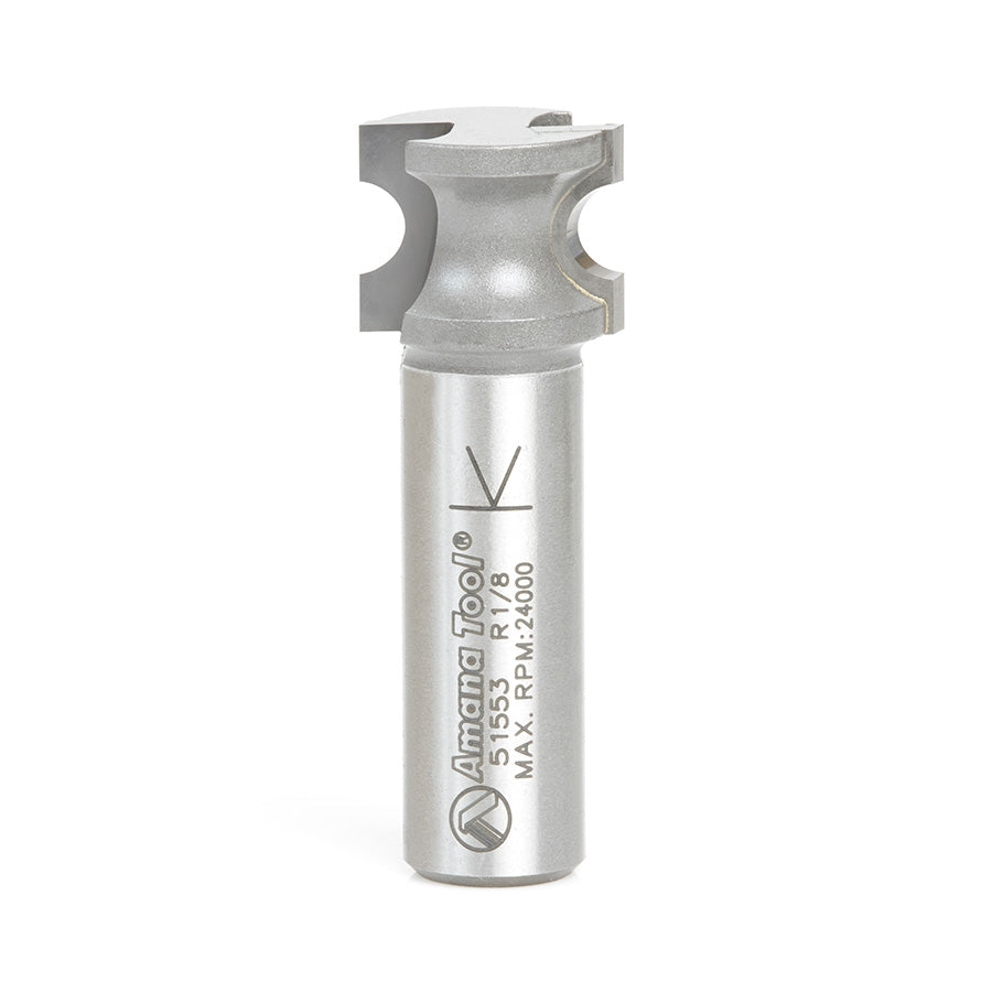 Amana Tool 51553 1/8 英寸半径牛鼻铣刀 1/2 英寸柄