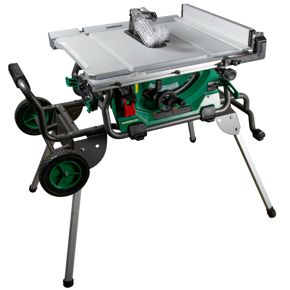 Metabo C10RJSM 10 英寸台锯配折叠滚动支架