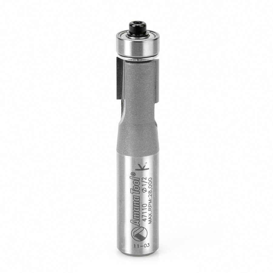 Amana Tool 47110 硬质合金修边刀 1/2 英寸直径 1/2 英寸柄径