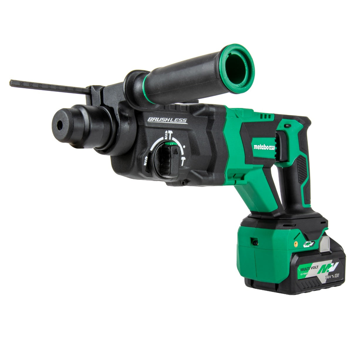 Metabo MBDH3628DDM 36V MultiVolt 无刷 D 型手柄旋转锤套件