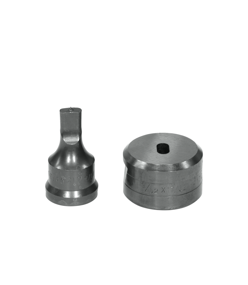 Edwards Ironworkers PDOB1/4X1/2 1/4x1/2 椭圆形冲孔模具组（带键槽）