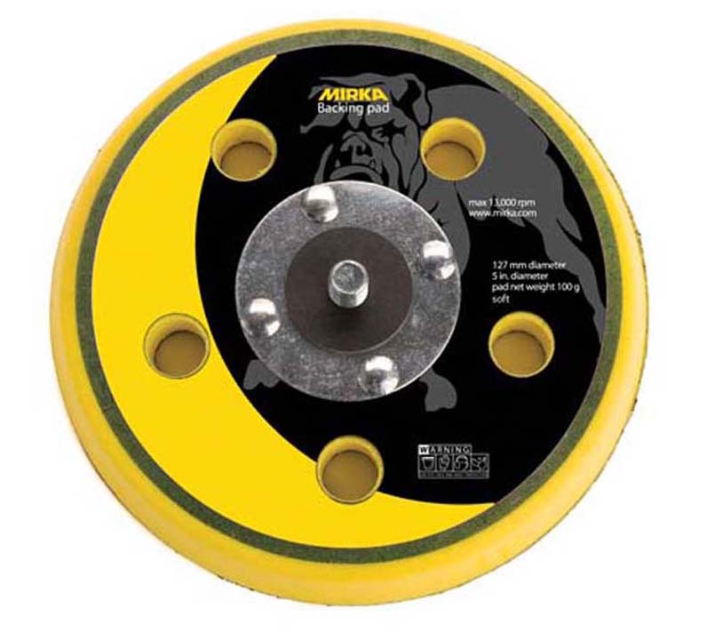 Mirka MK105SGV 5 英寸 5 孔软面真空背垫