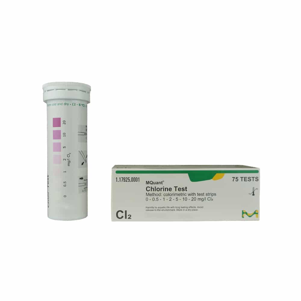 Nieuwkoop CB2019 氯气测试条 (Cl₂) 0-20 mg/l