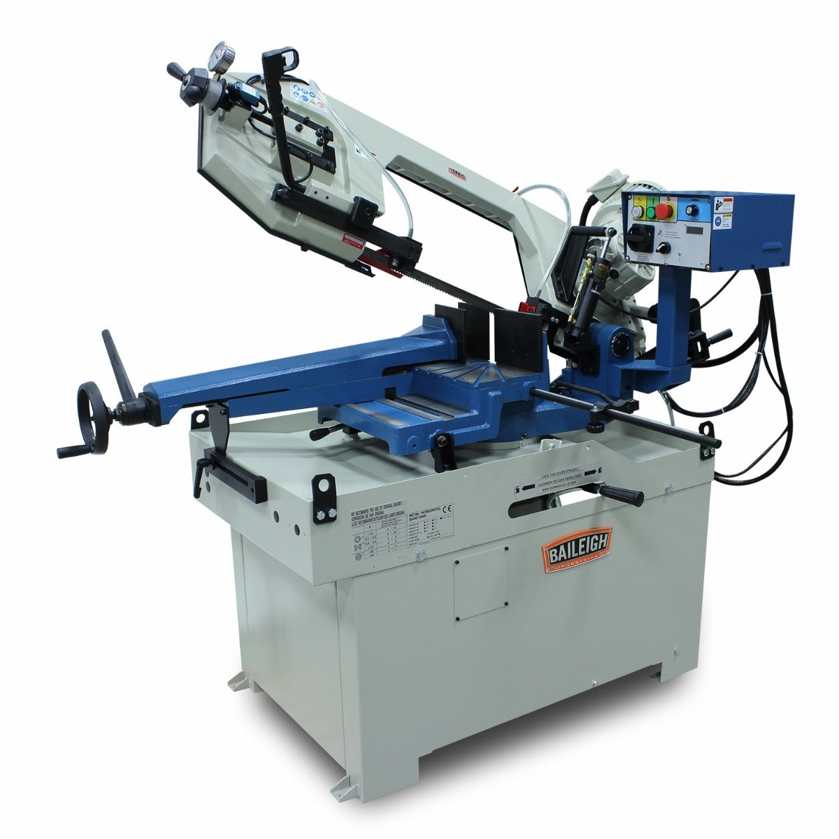 Baileigh BS-350M 10-1/2" 双角度斜切带锯机 (2HP, 220V)