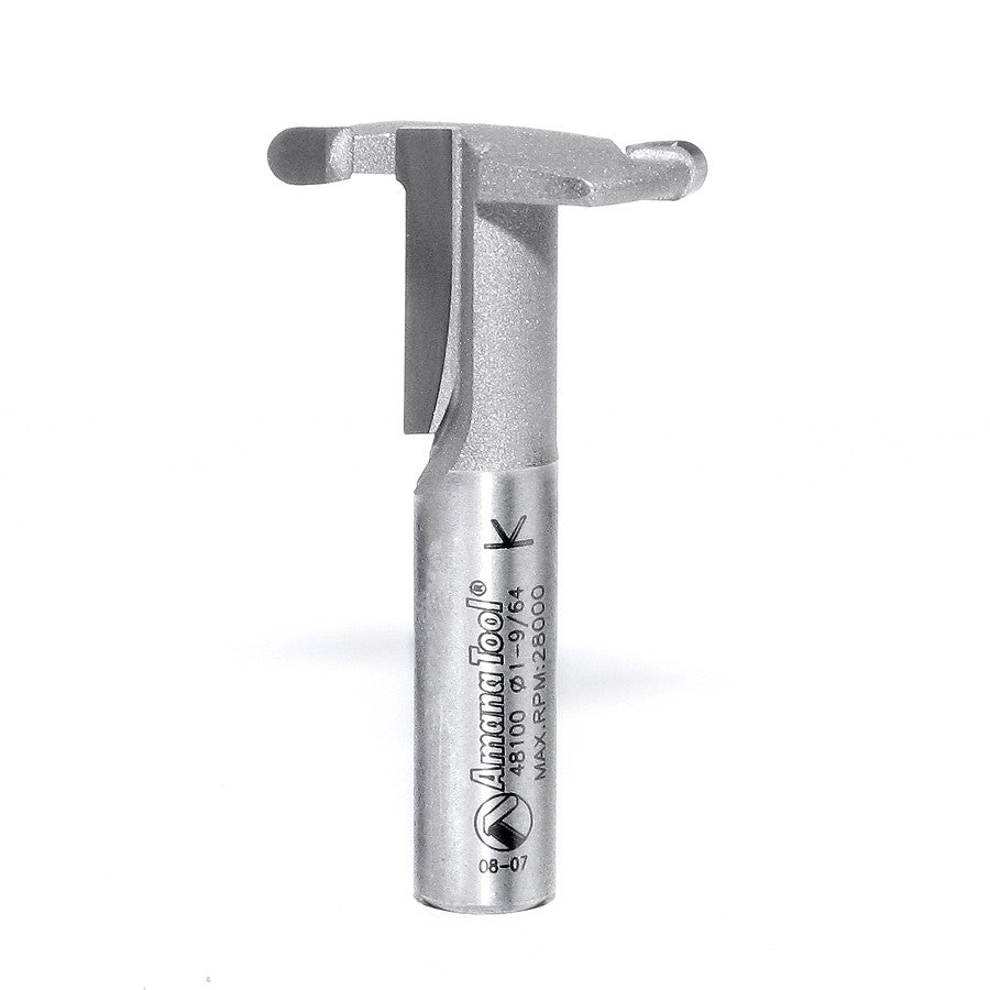 Amana Tool AM48100 双刃 1-1/8 英寸 Amerock 铰链开槽刀