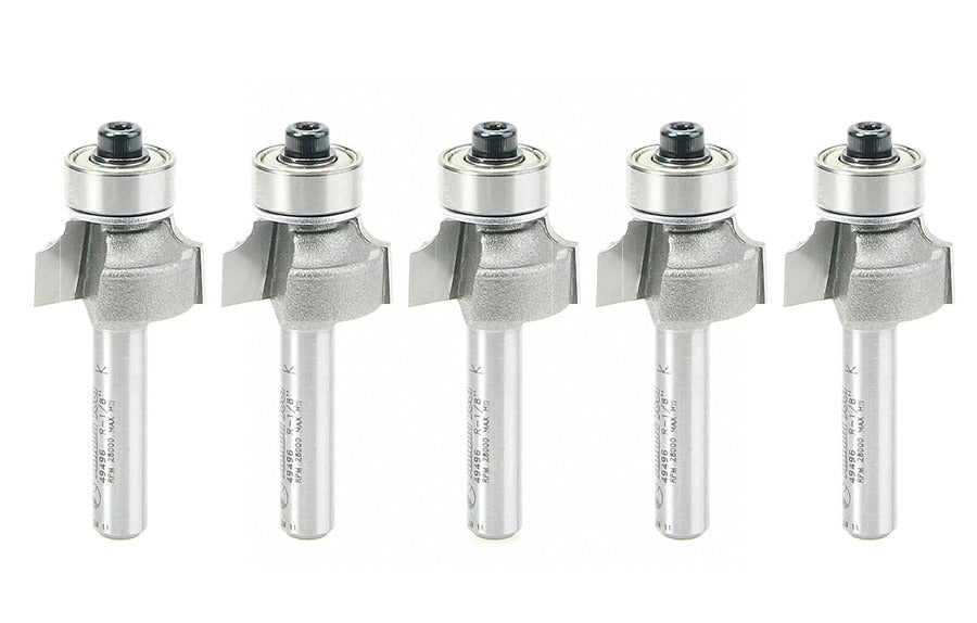 Amana Tool AM49496-5 1/8 半径圆角修边刀头 5 件套