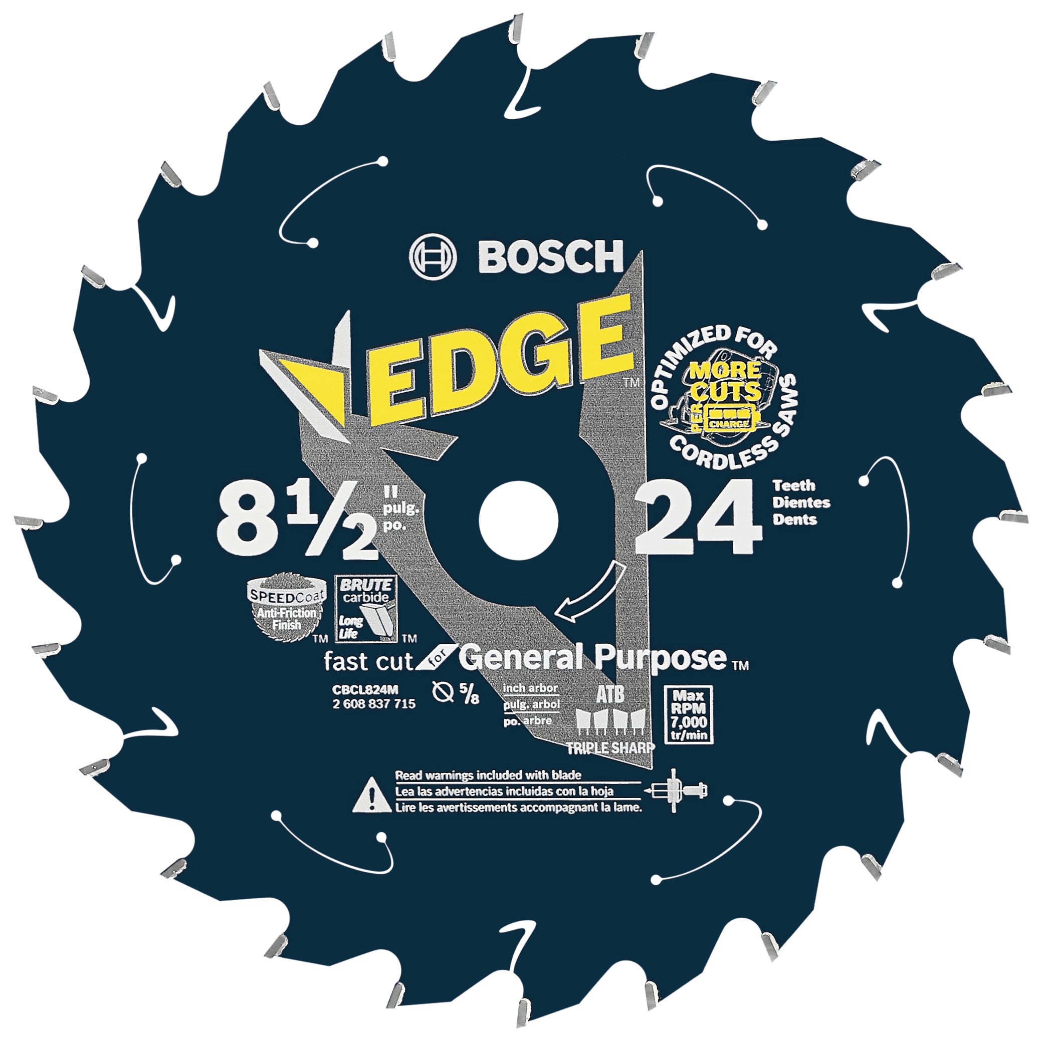 Bosch GP CBCL824M 8-1/2 英寸 24 齿无绳圆锯片