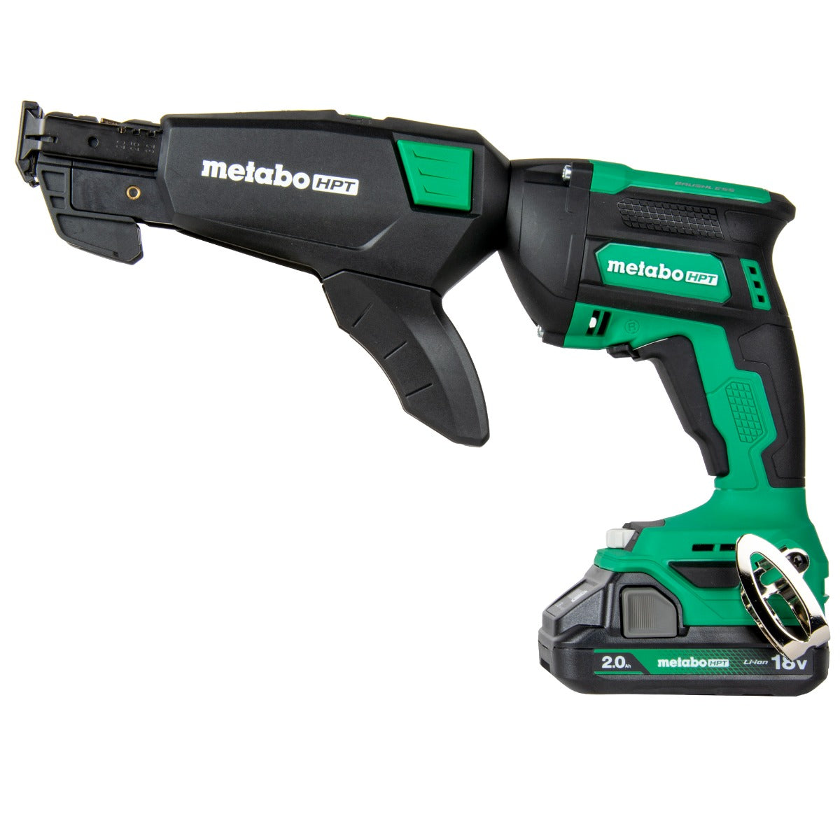 Metabo W18DAQBM 18V MultiVolt 充电式干墙螺丝枪套件（含连体螺丝弹匣）