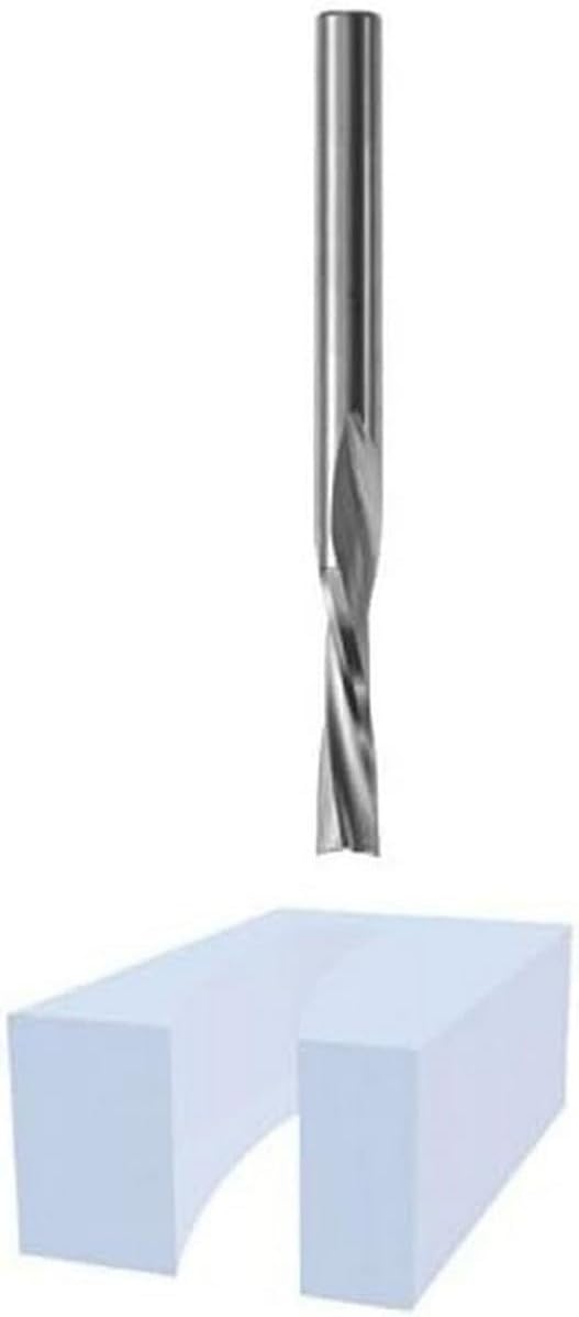 Bosch RB85611M 1/4 英寸整体硬质合金双刃亚克力修边机刀头