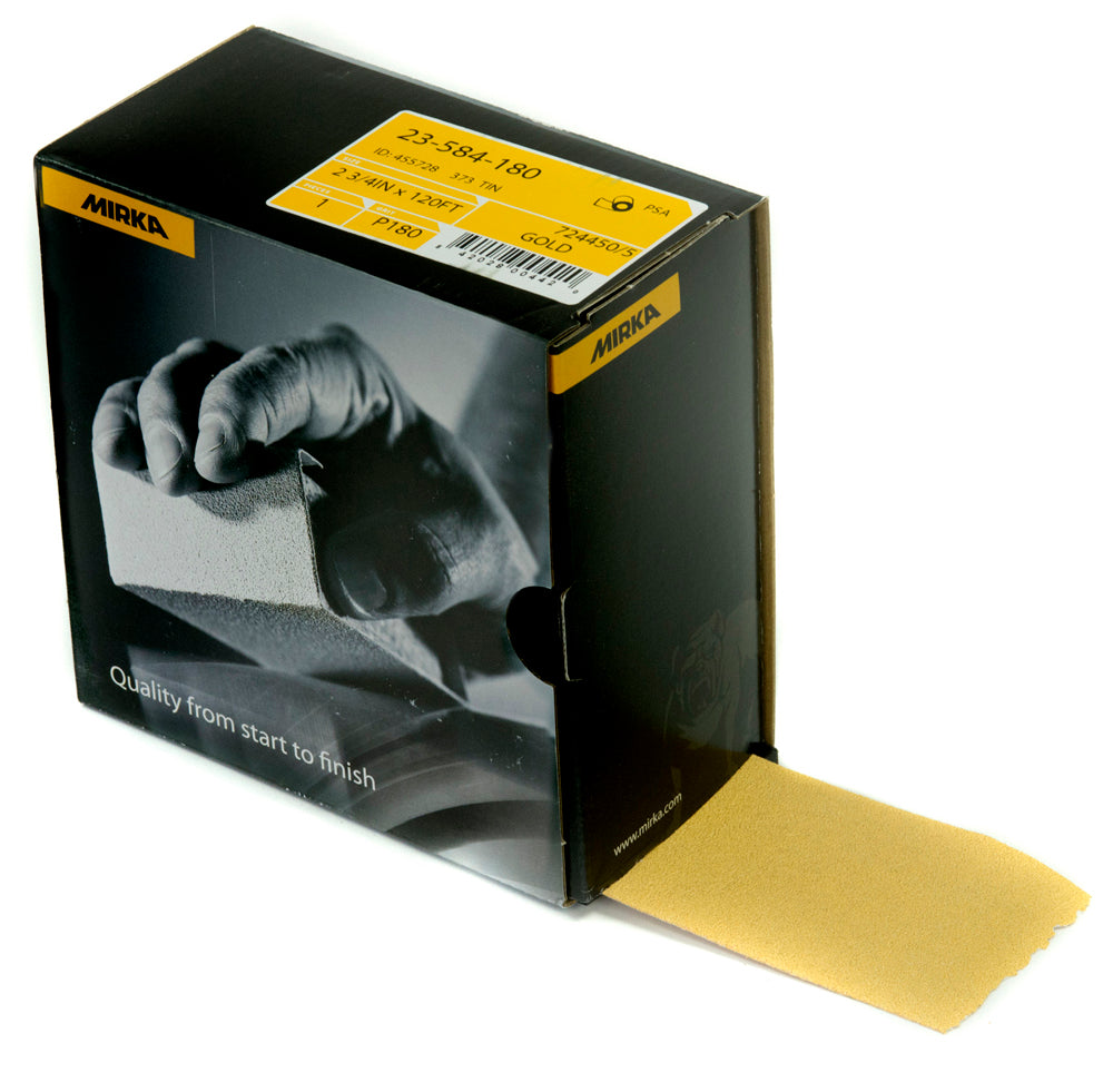 Mirka Gold 2-3/4 in. x 40yd 120G PSA Autokut Roll 23-584-120