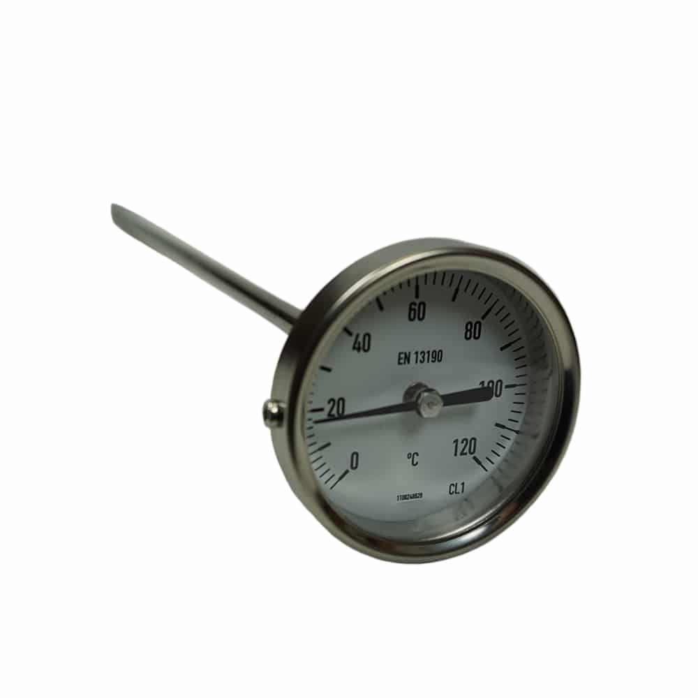 Nieuwkoop TP2010 不锈钢土壤温度计 (0-120°C, Ø63 mm)