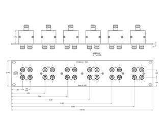 MECA Electronics R12802-4-1.700V 双路微波组件