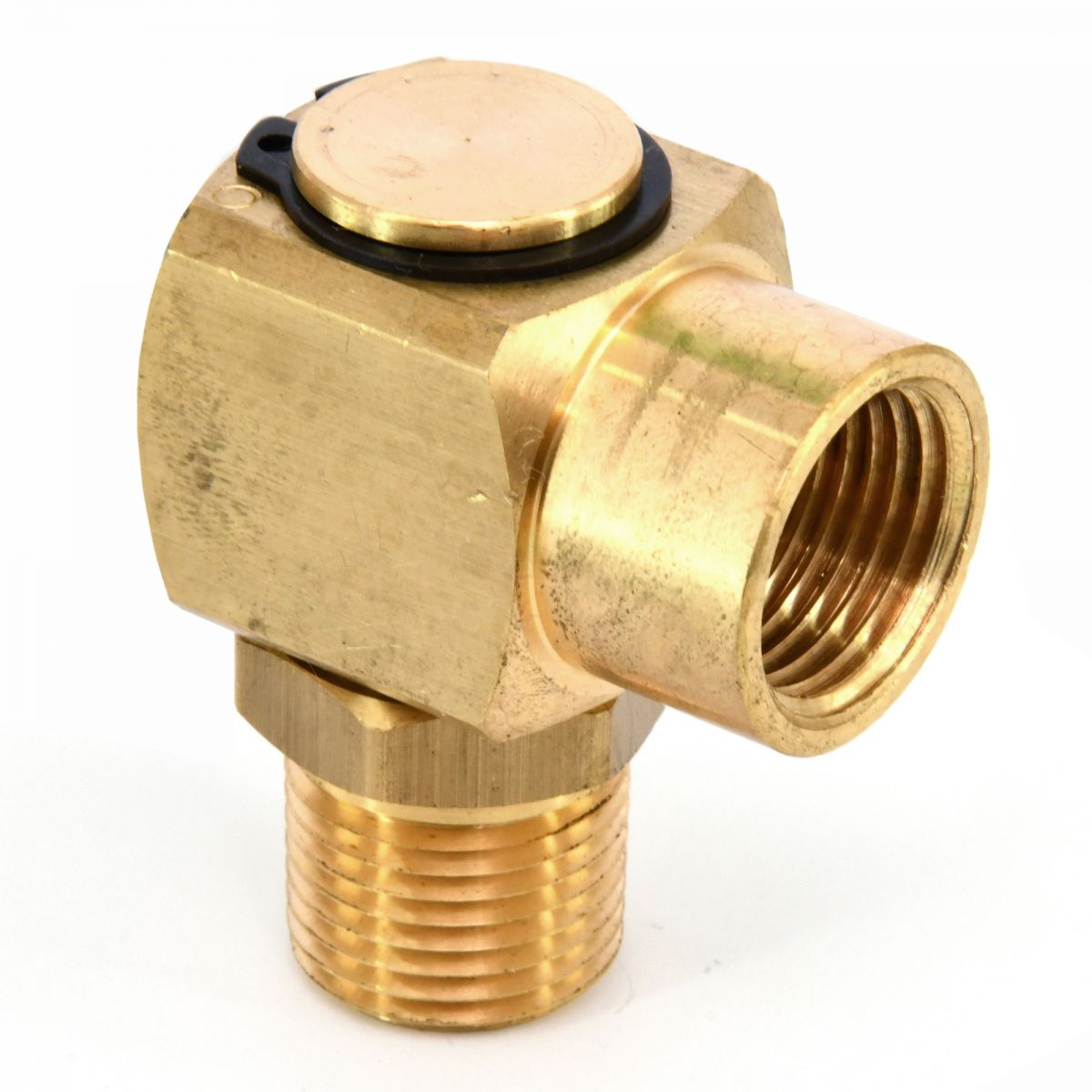 Blubird BLRPBSDAL12 1/2" NPT 黄铜配件适用于大型双臂软管卷盘