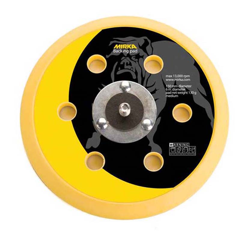 Mirka MK106V 6 英寸 6 孔乙烯基真空底盘