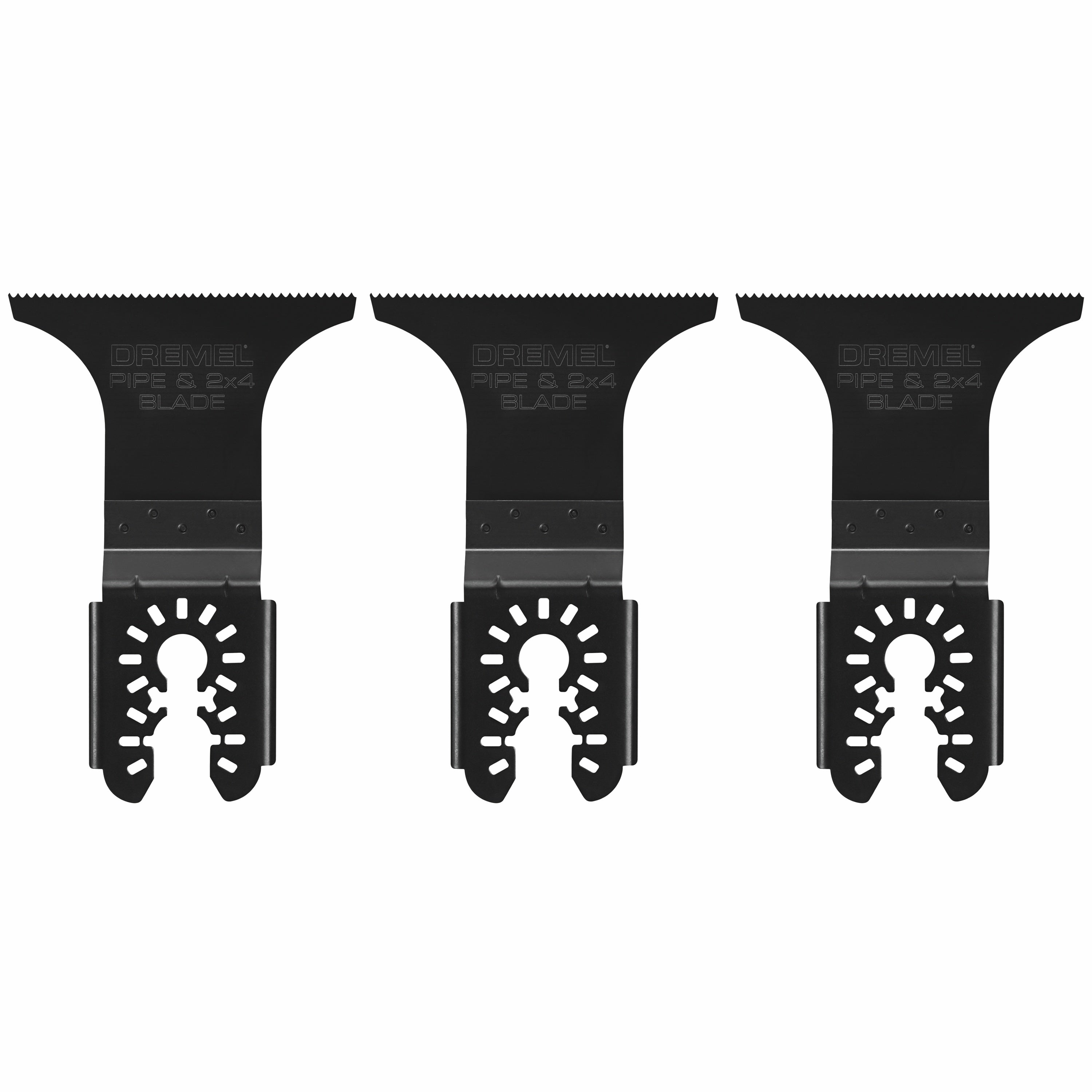 Dremel MM494BU 2-3/4 英寸通用双接口振荡切割刀片（3 件套）
