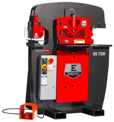 Edwards Ironworkers IW55-3P208-A 55 吨液压联合冲剪机