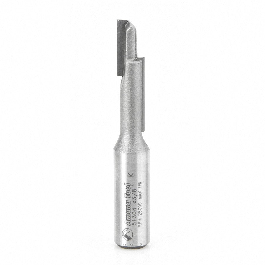 Amana Tool 51304 交错齿直刀 3/8 英寸直径 1/2 英寸柄径