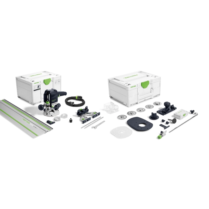 Festool OF 1010 修边机套装含配件包及 32 英寸导轨 REBQ-Set+FS 578308KIT