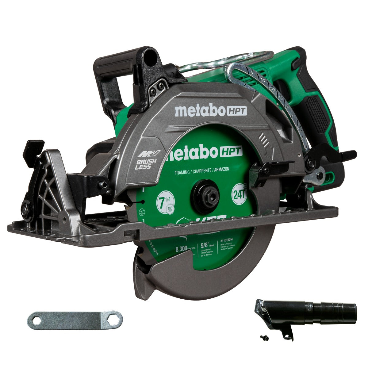 Metabo C3607DWAQ4M 36V MultiVolt 7.25 英寸后手柄圆锯（裸机）