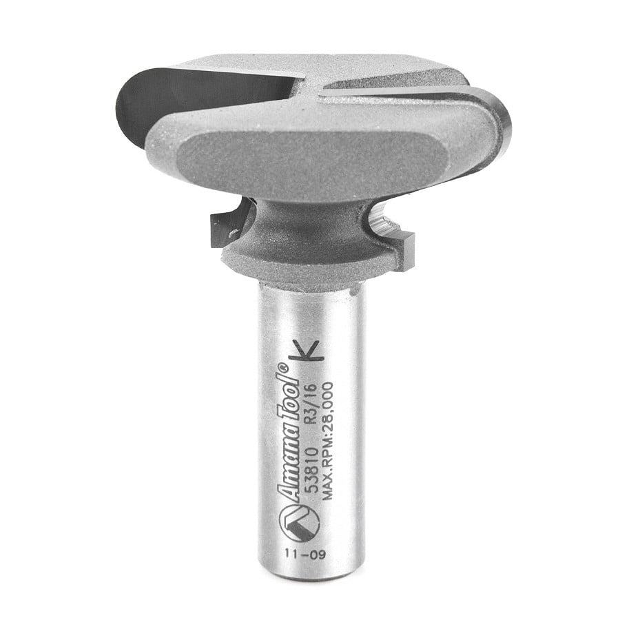 Amana Tool 53810 硬质合金指槽铣刀 1-3/4 英寸直径 1/2 英寸柄径
