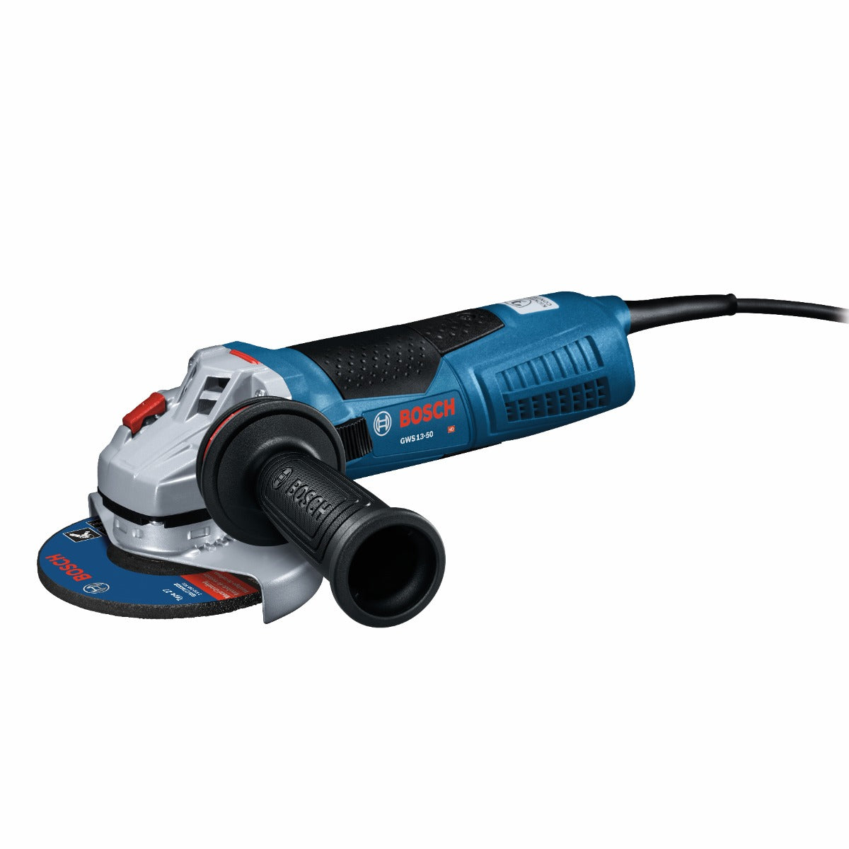 Bosch GWS13-50 5 英寸角磨机（带锁定滑动开关，13A）