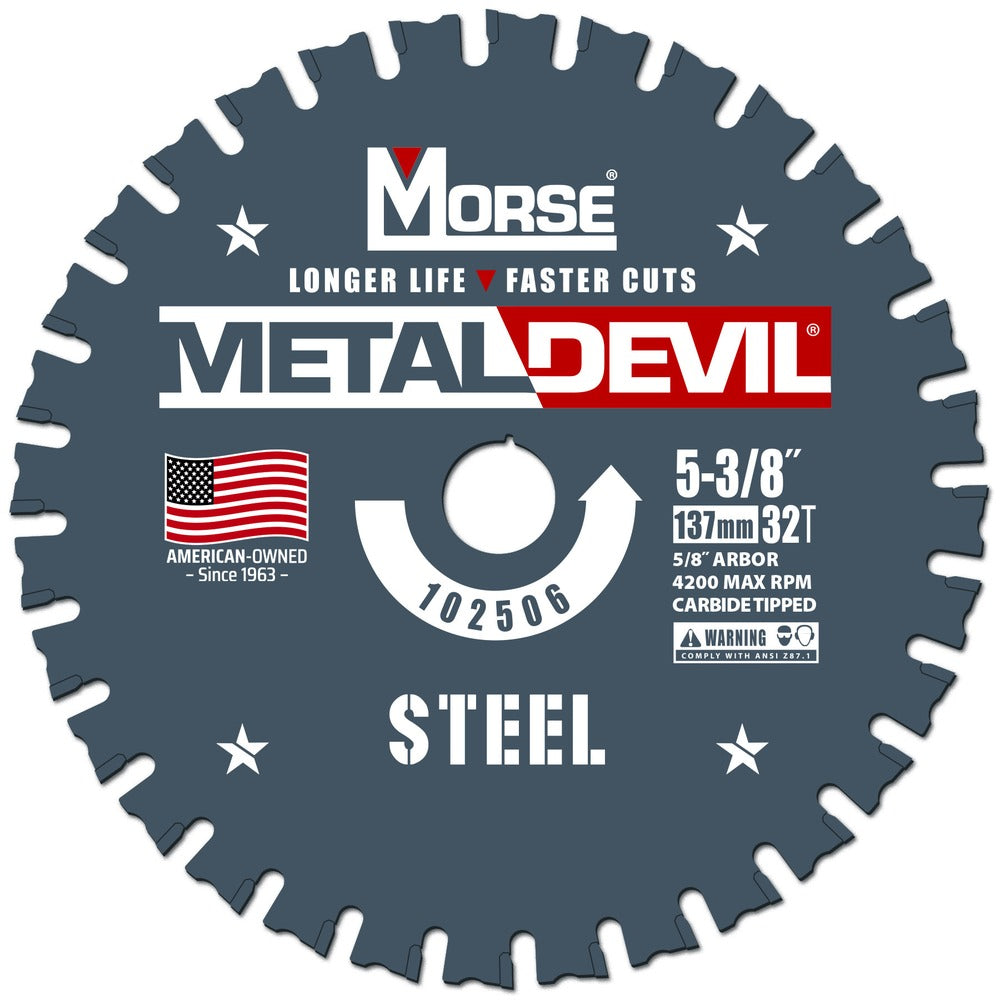 MK Morse MM102513 5-3/8" 32T Metal Devil 钢材切割圆锯片