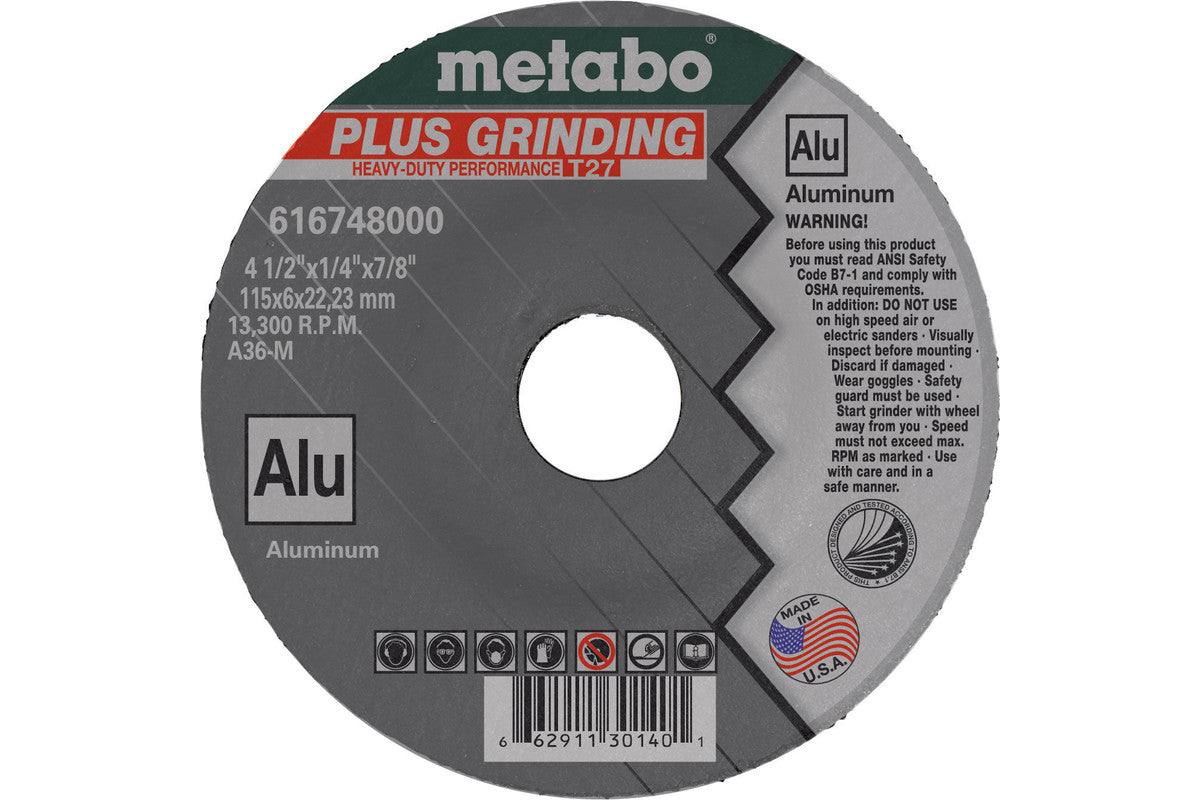 Metabo US616754000 6英寸氧化铝磨削砂轮（25片装）