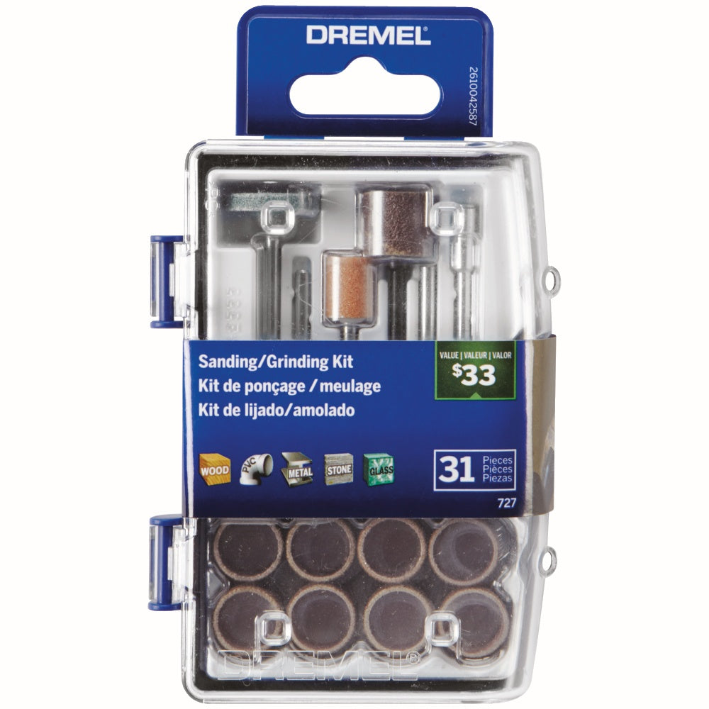 Dremel DR727-01 31 件套打磨/研磨微型配件套装