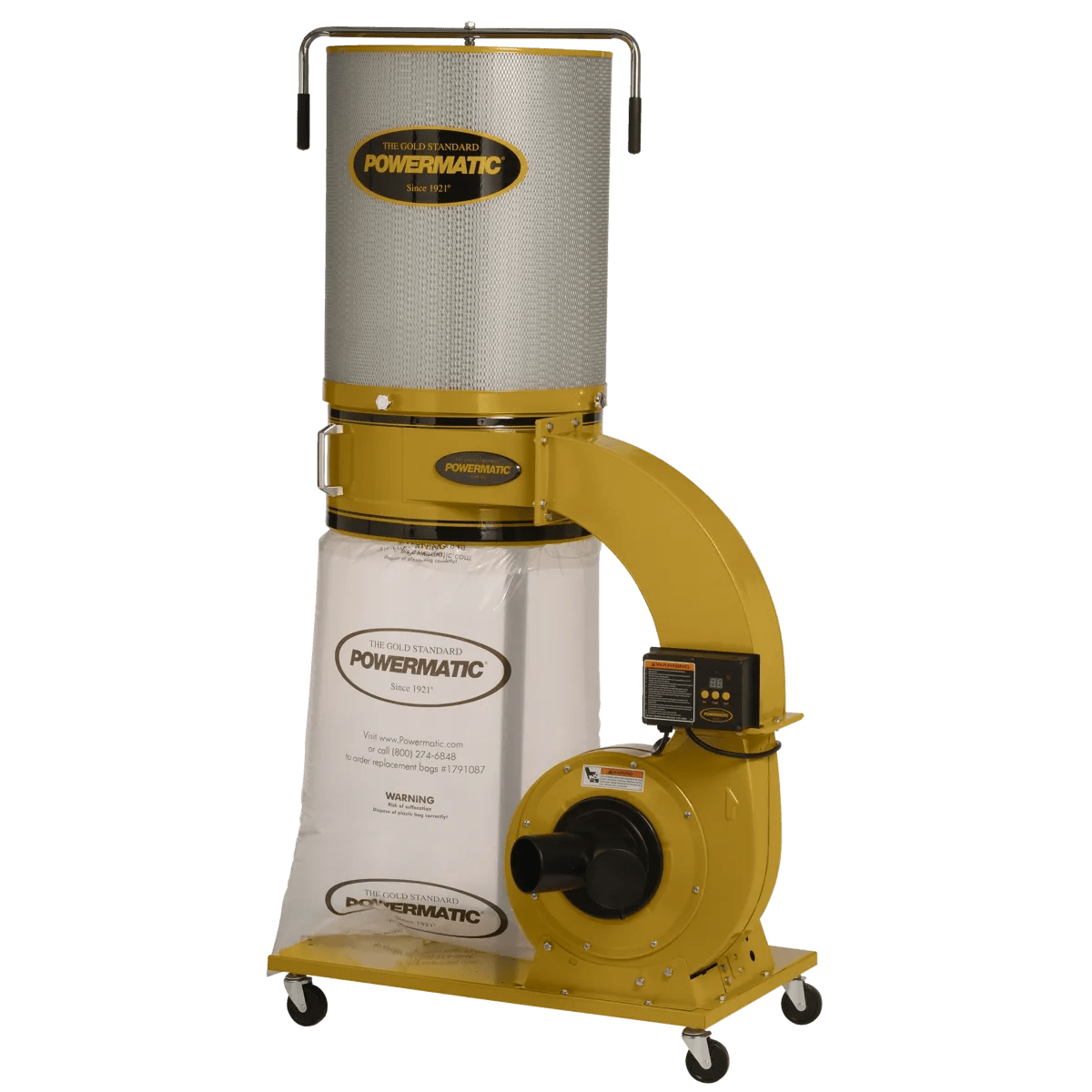 Powermatic 1791079K PM1300TX-CK 集尘器 1.75HP 单相 2 微米滤筒套件